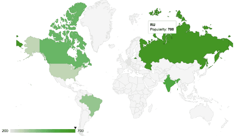 Google Region GeoCharts