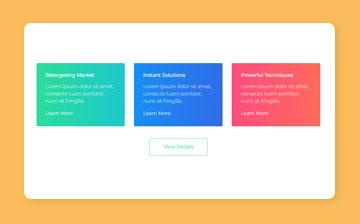 Colorful 3-Column Cards