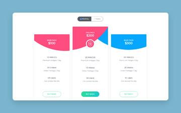 Pricing Plan Widget