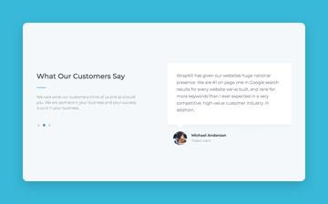 Testimonials Section
